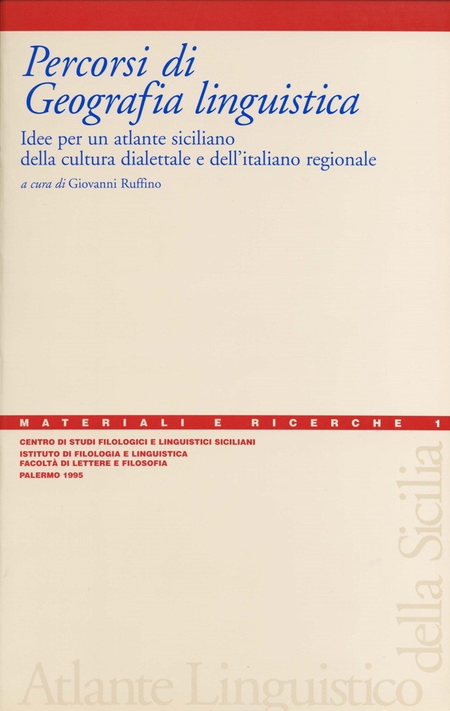 Book Cover: Percorsi di Geografia linguistica