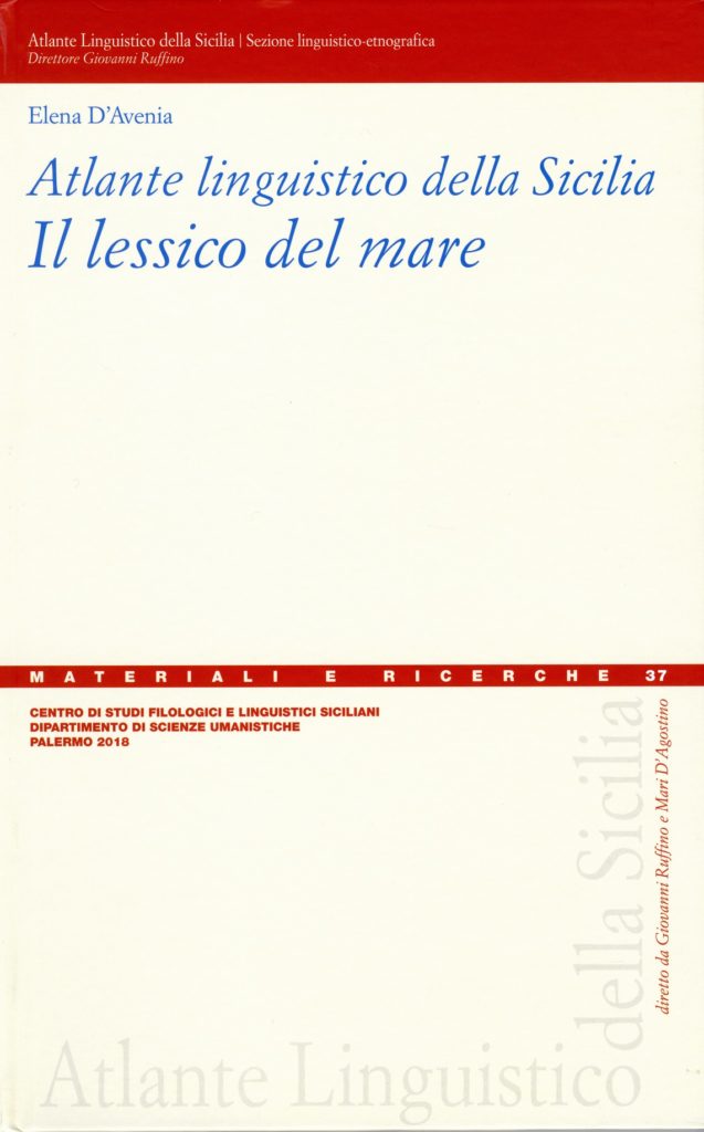 Book Cover: Atlante Linguistico della Sicilia. Il lessico del mare